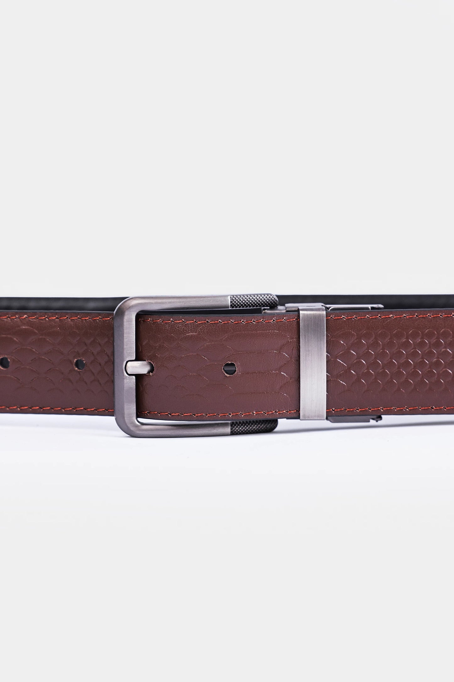 Textured Reversible Belt - Cougar Clothing