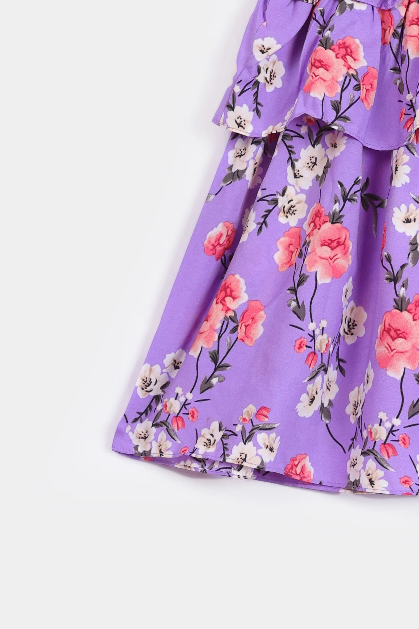 Frilled Printed Skirt - Cougar Clothing