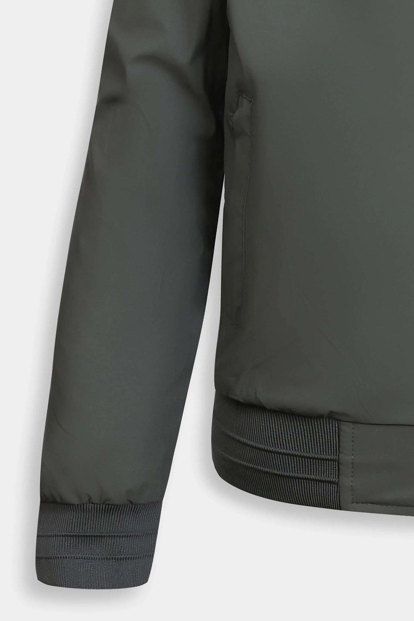 Ribbed Jacket With Detachable Hood - Cougar Clothing