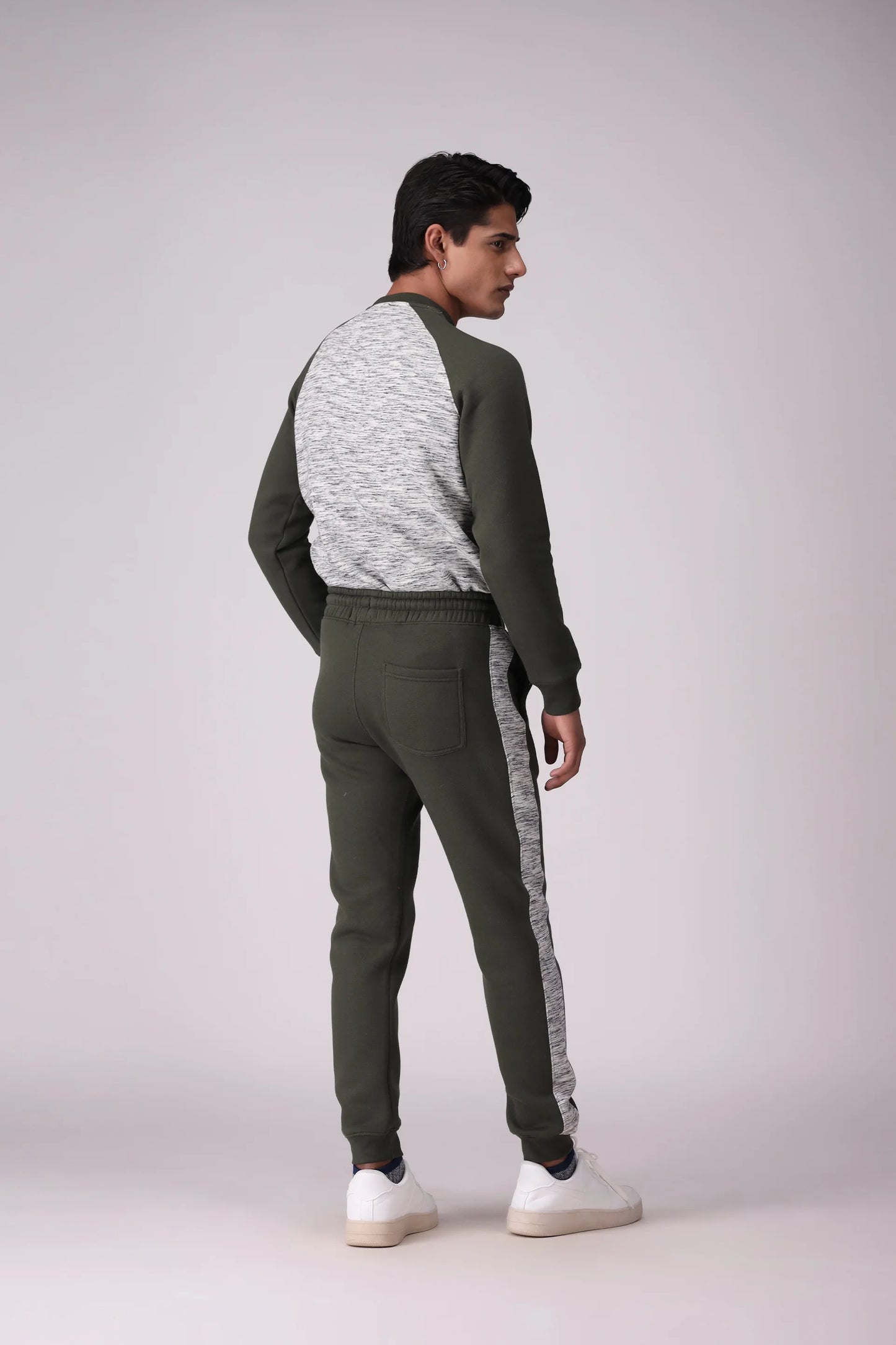 Side Striped Knitted Jogger Pants - Cougar Clothing