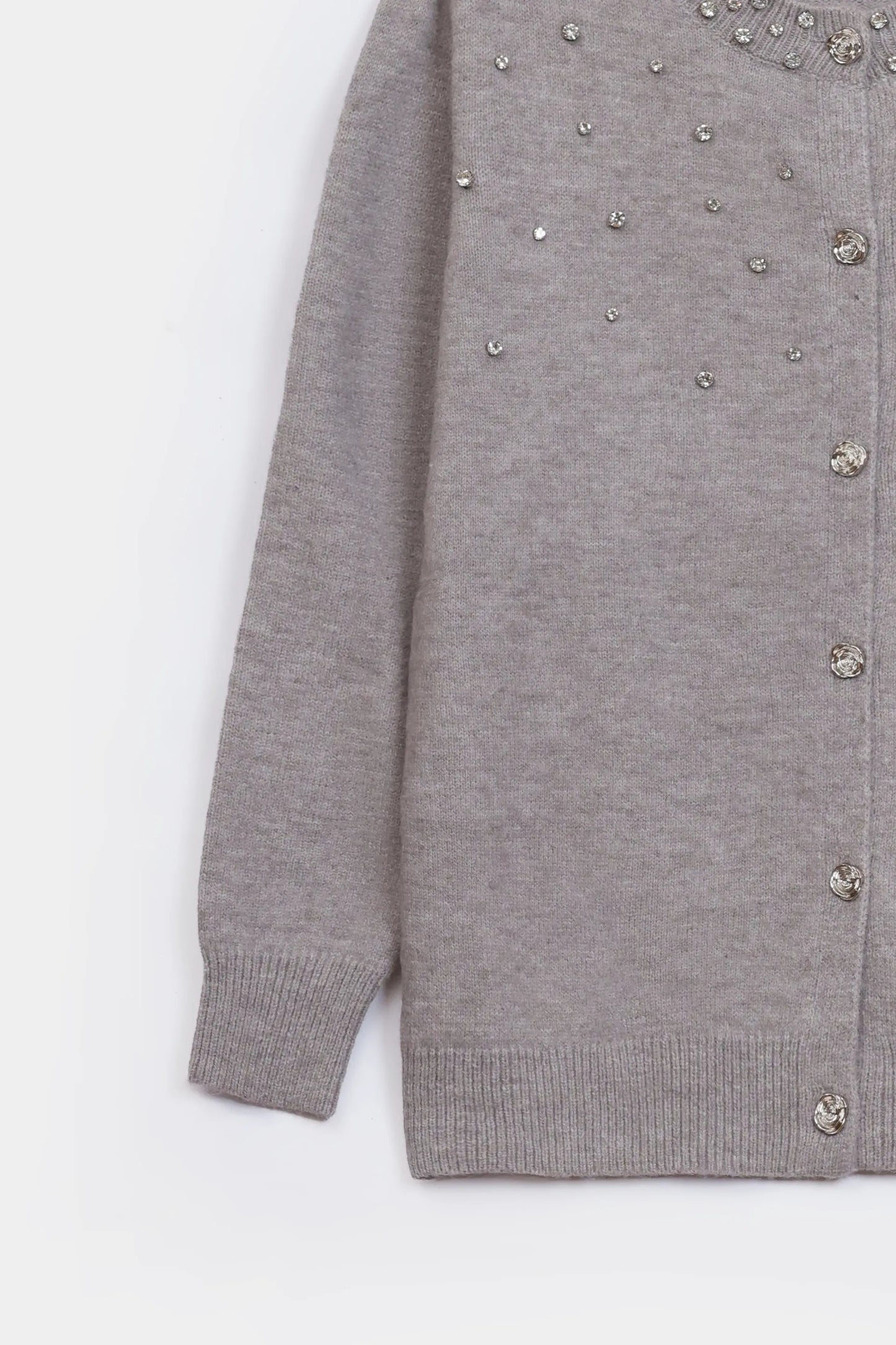 Embellished Knit Cardigan - Cougar Clothing