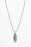 Feather Pendant Chain Necklace