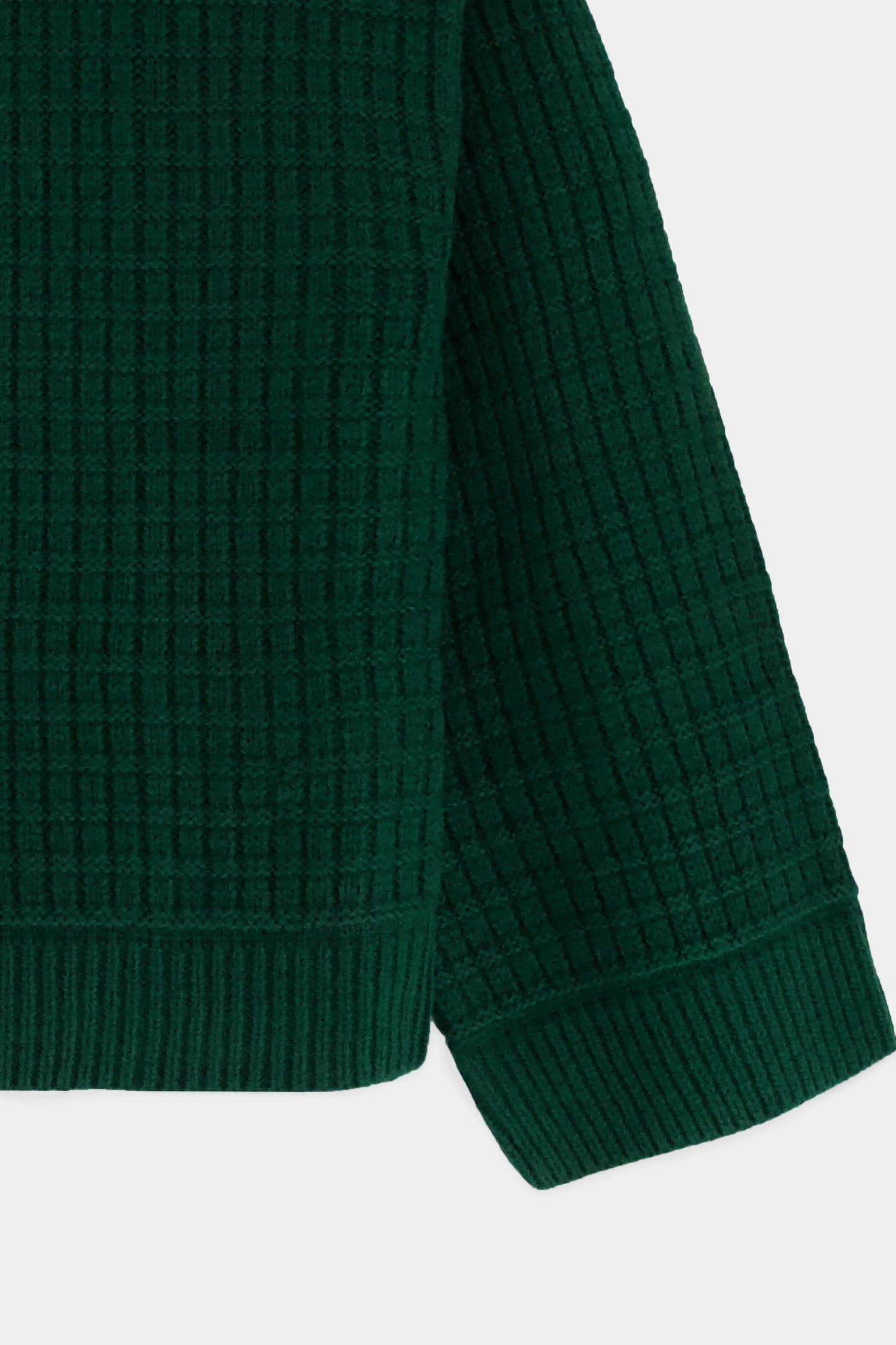 Mock Neck Texture Knit Sweater - Cougar Clothing