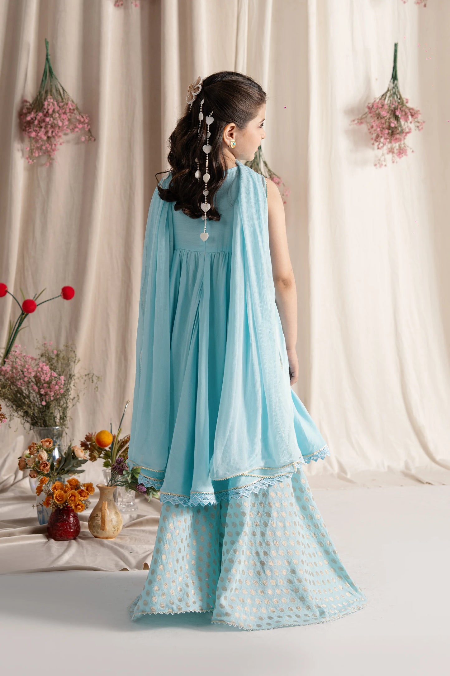 3 Piece- Sharara Set - Cougar Clothing