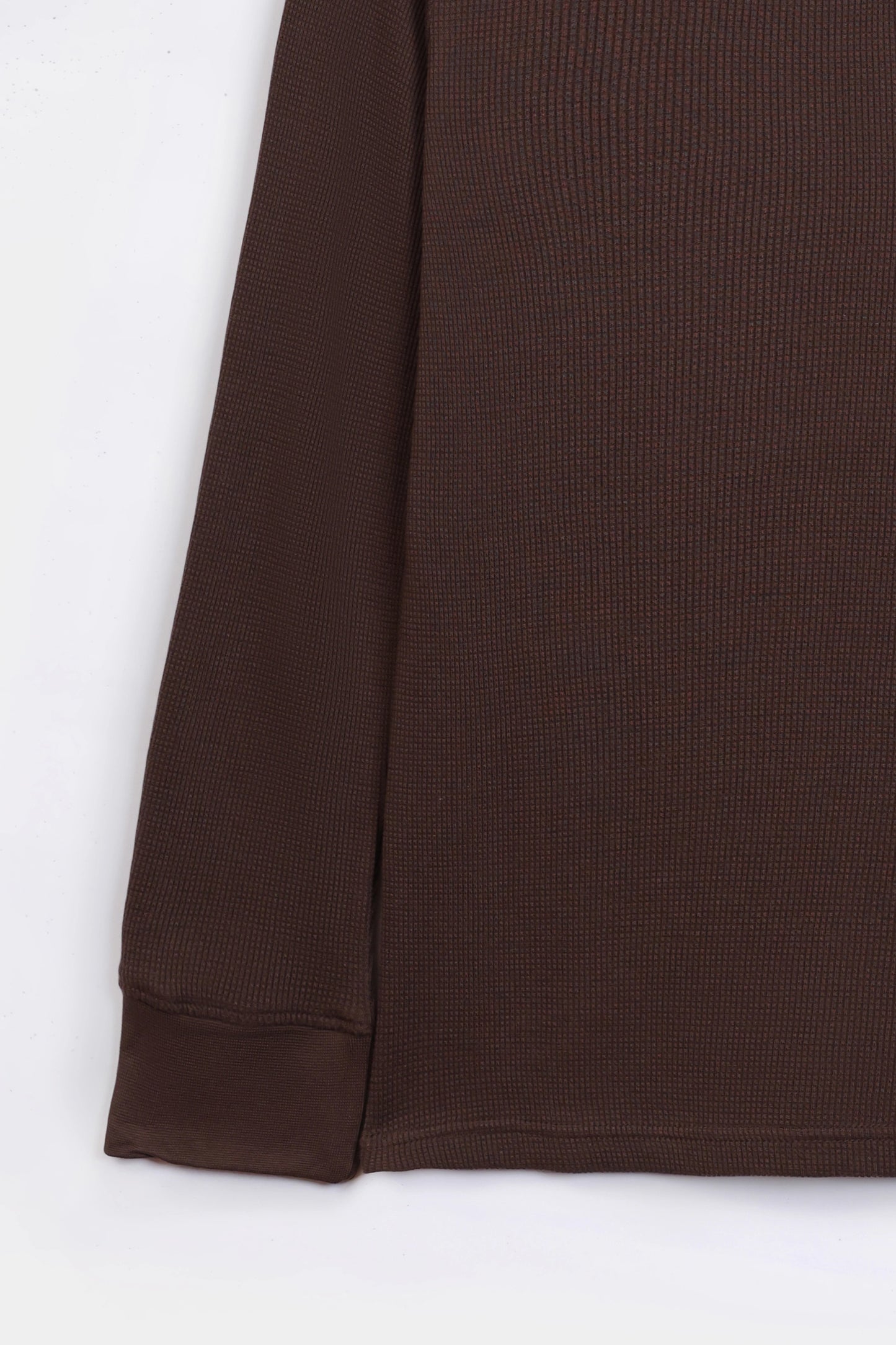 Waffle Knit Henley T-Shirt - Cougar Clothing