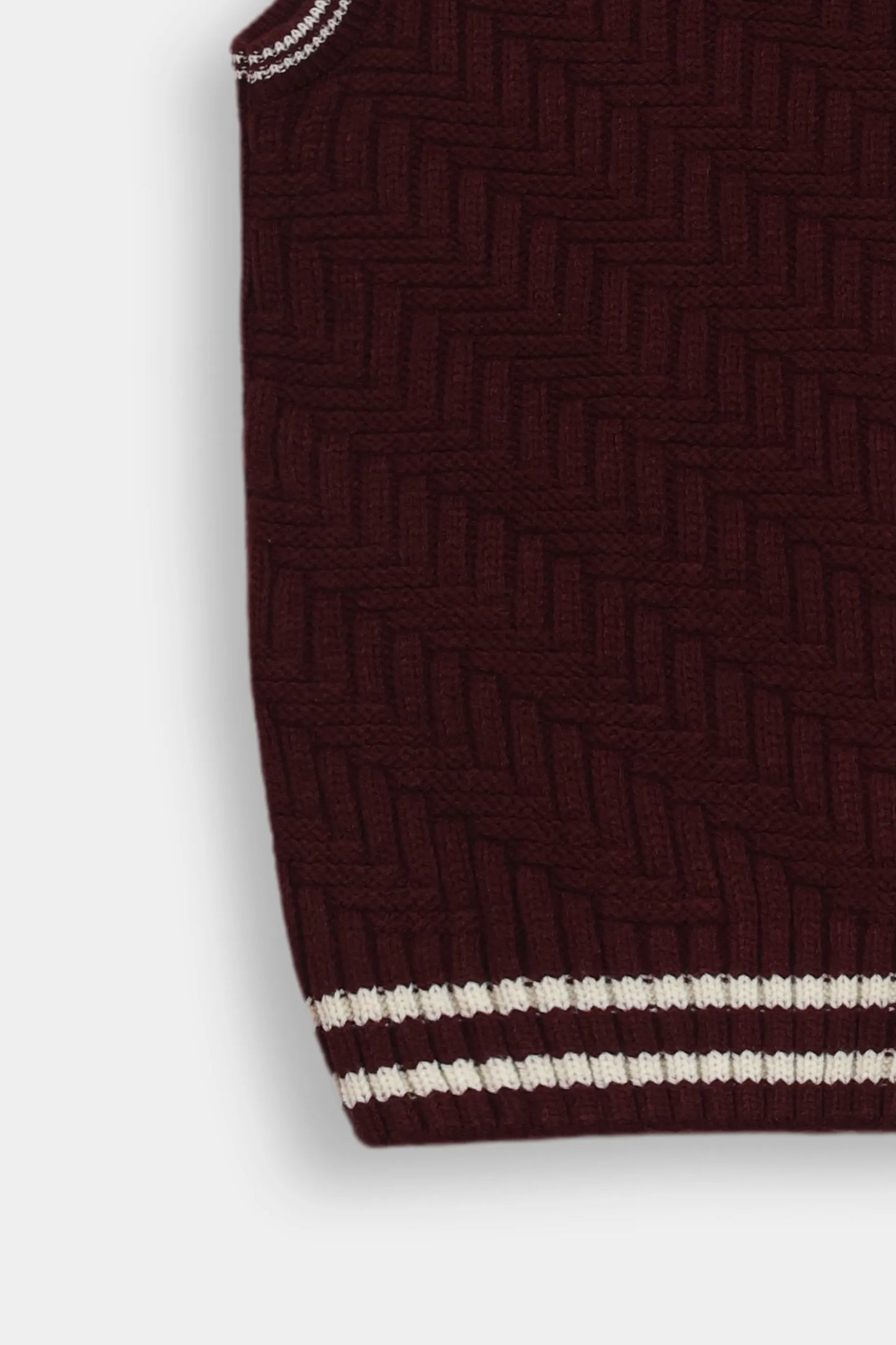 Textured Sweater Vest - Cougar Clothing