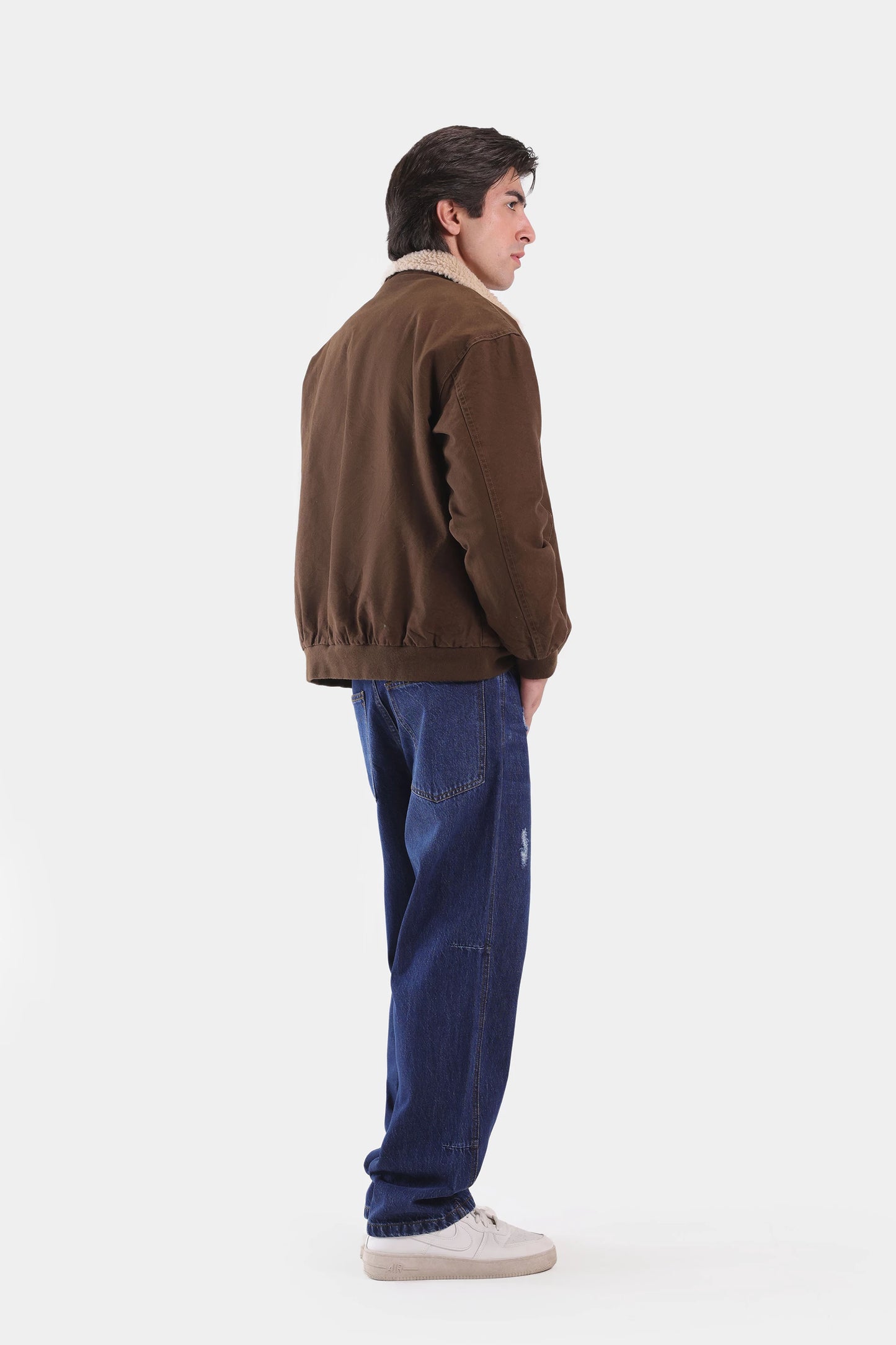 Cotton Jacket With Sherpa Lining - Cougar Clothing