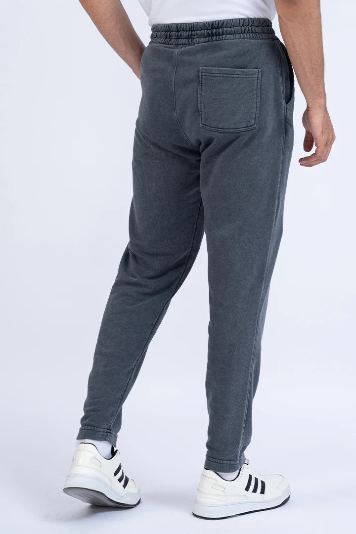 Charcoal Relax fit Knitted Trousers