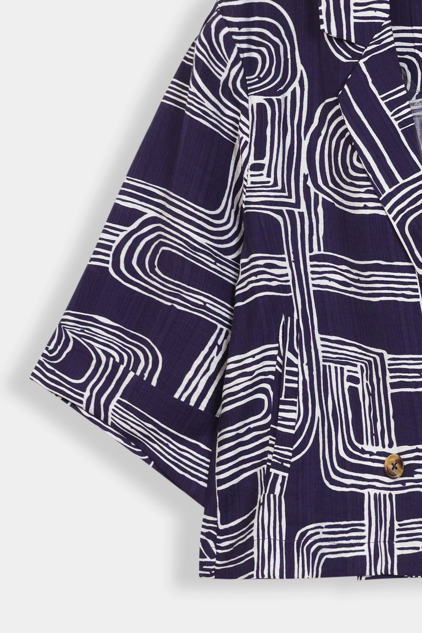 Abstract Printed Blazer