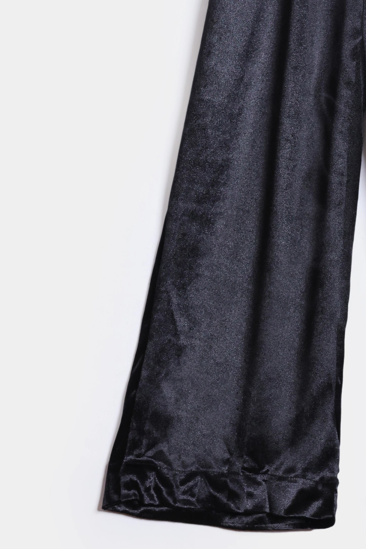 Puff Sleeves Velvet Jumpsuit - Cougar Clothing