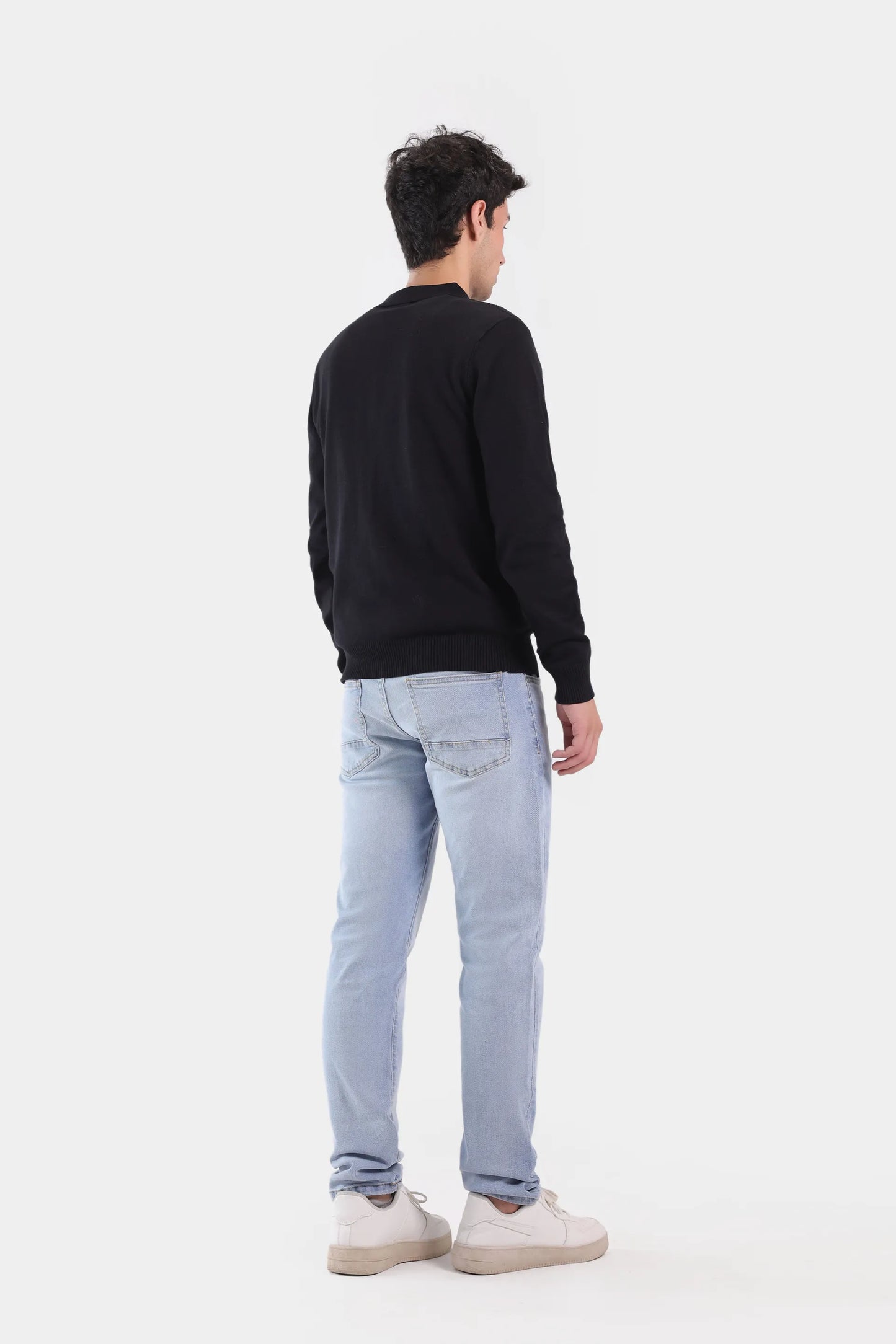 Knitted Polo Sweater - Cougar Clothing