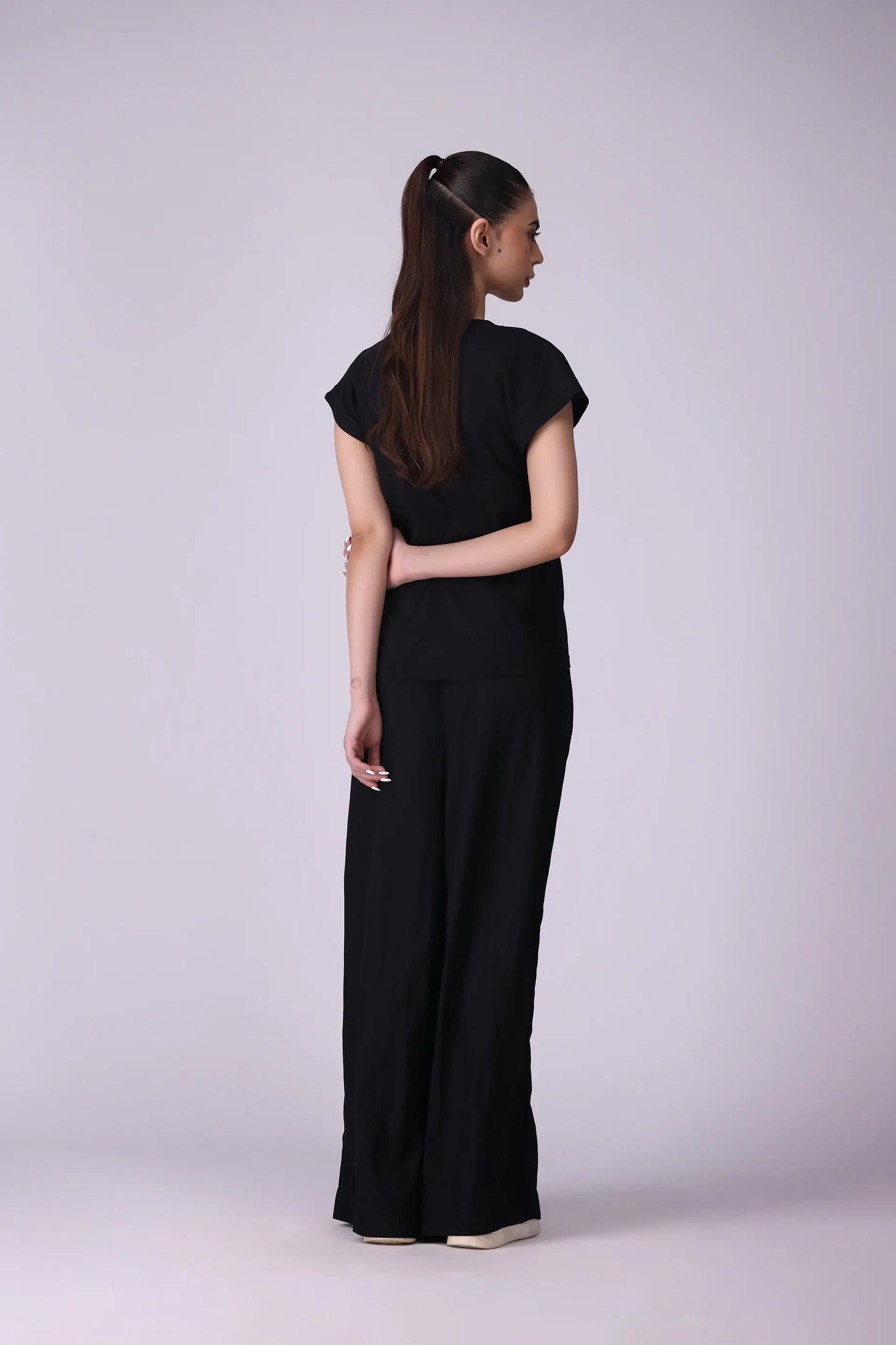 Basic T-Shirt With Cap Sleeves - Cougar Clothing