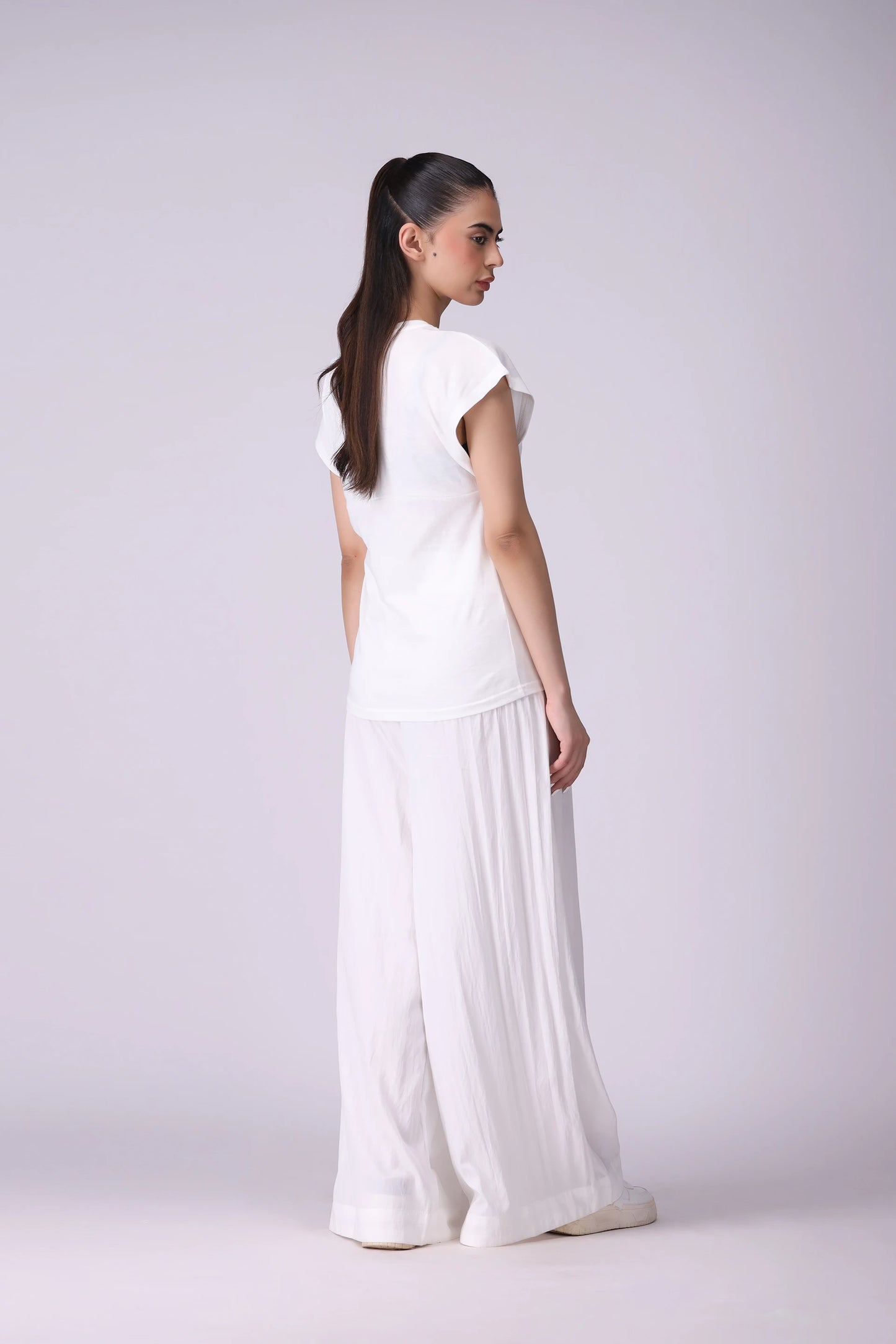 Basic T-Shirt With Cap Sleeves - Cougar Clothing