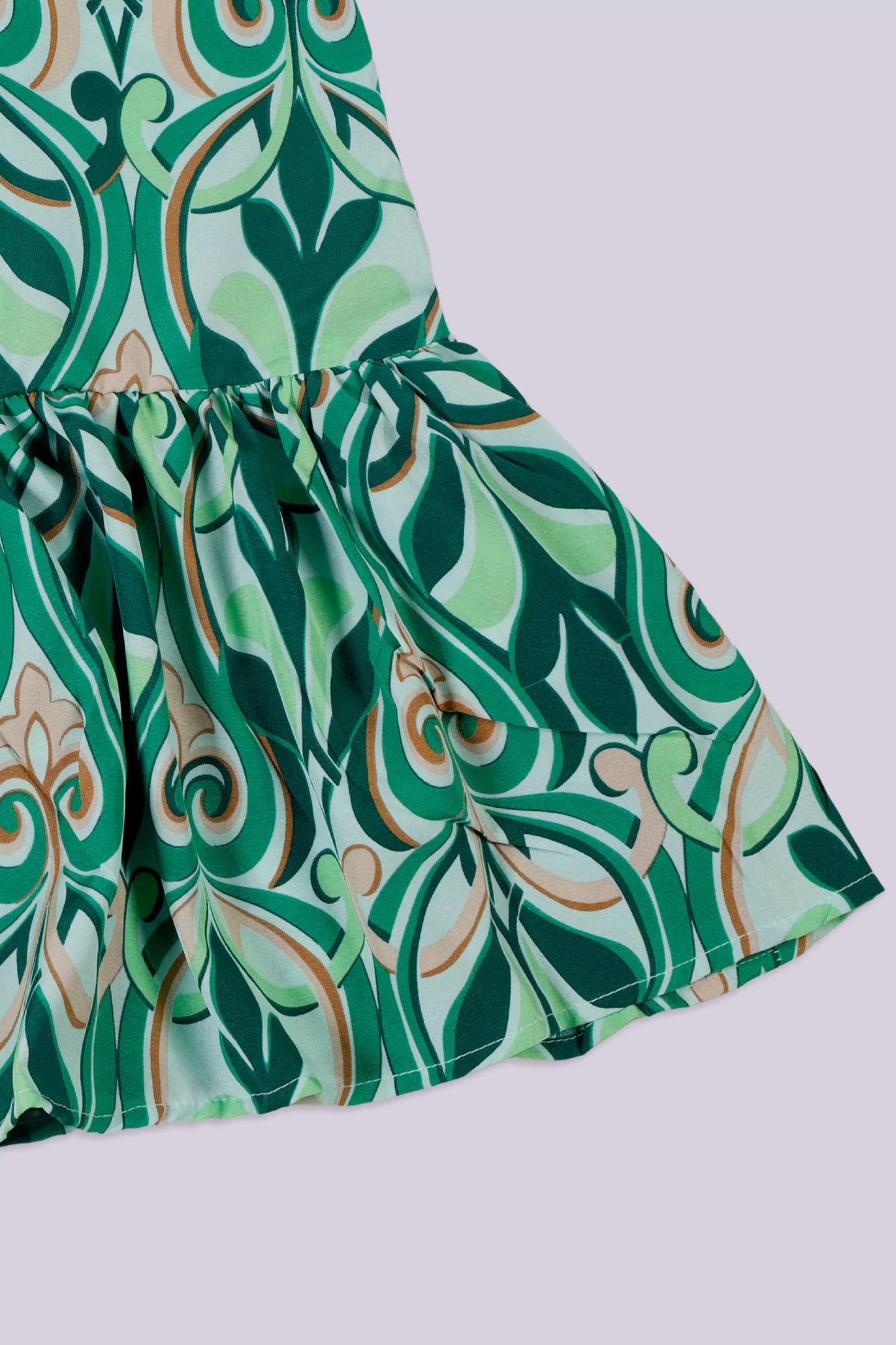 Sleeveless Printed Dress - Cougar Clothing