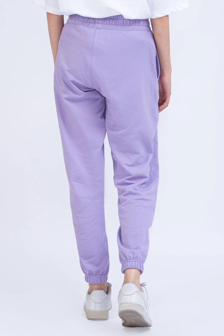 Purple Graphic Jogger Pants