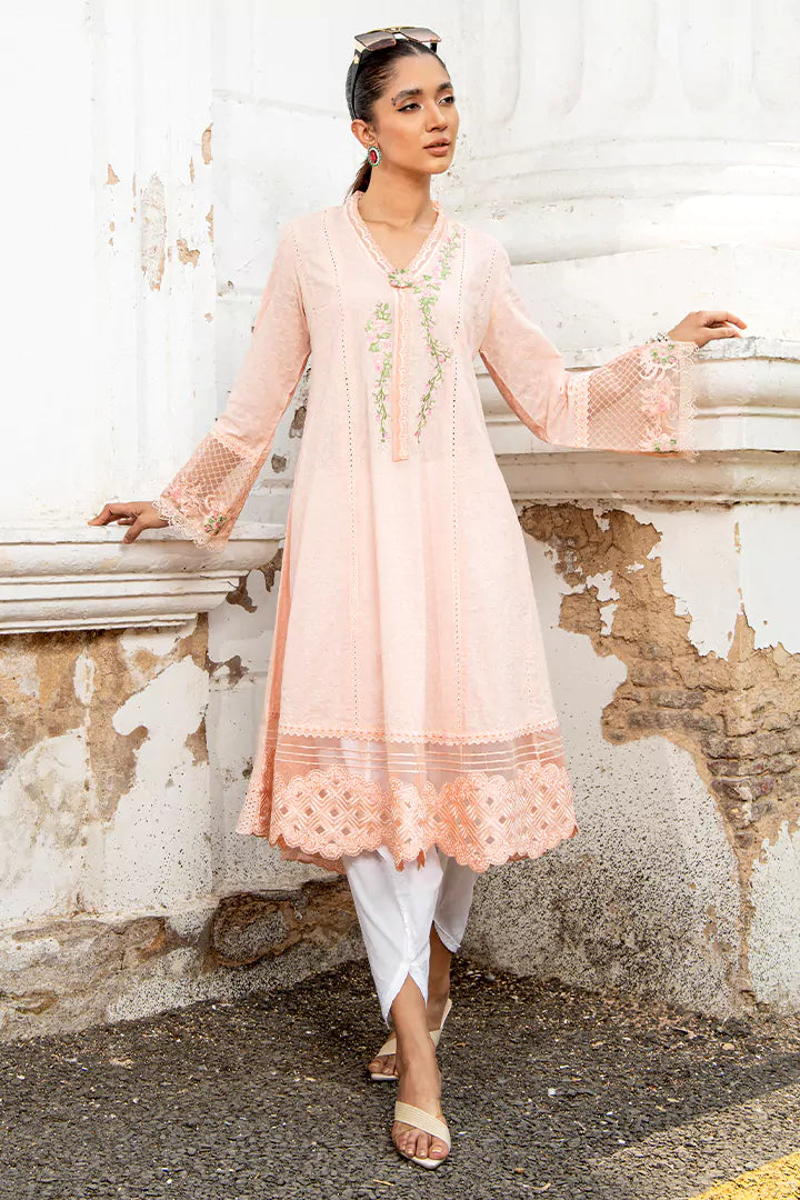 Peach 2025 colour kurti