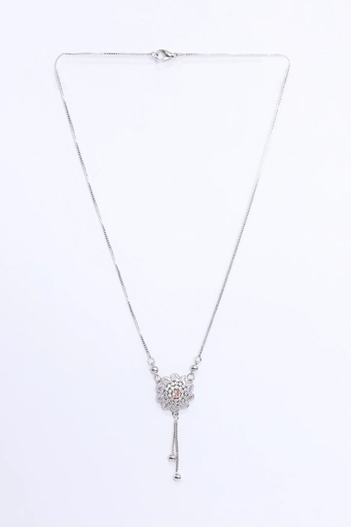 Silver Hanging Pendent Necklace