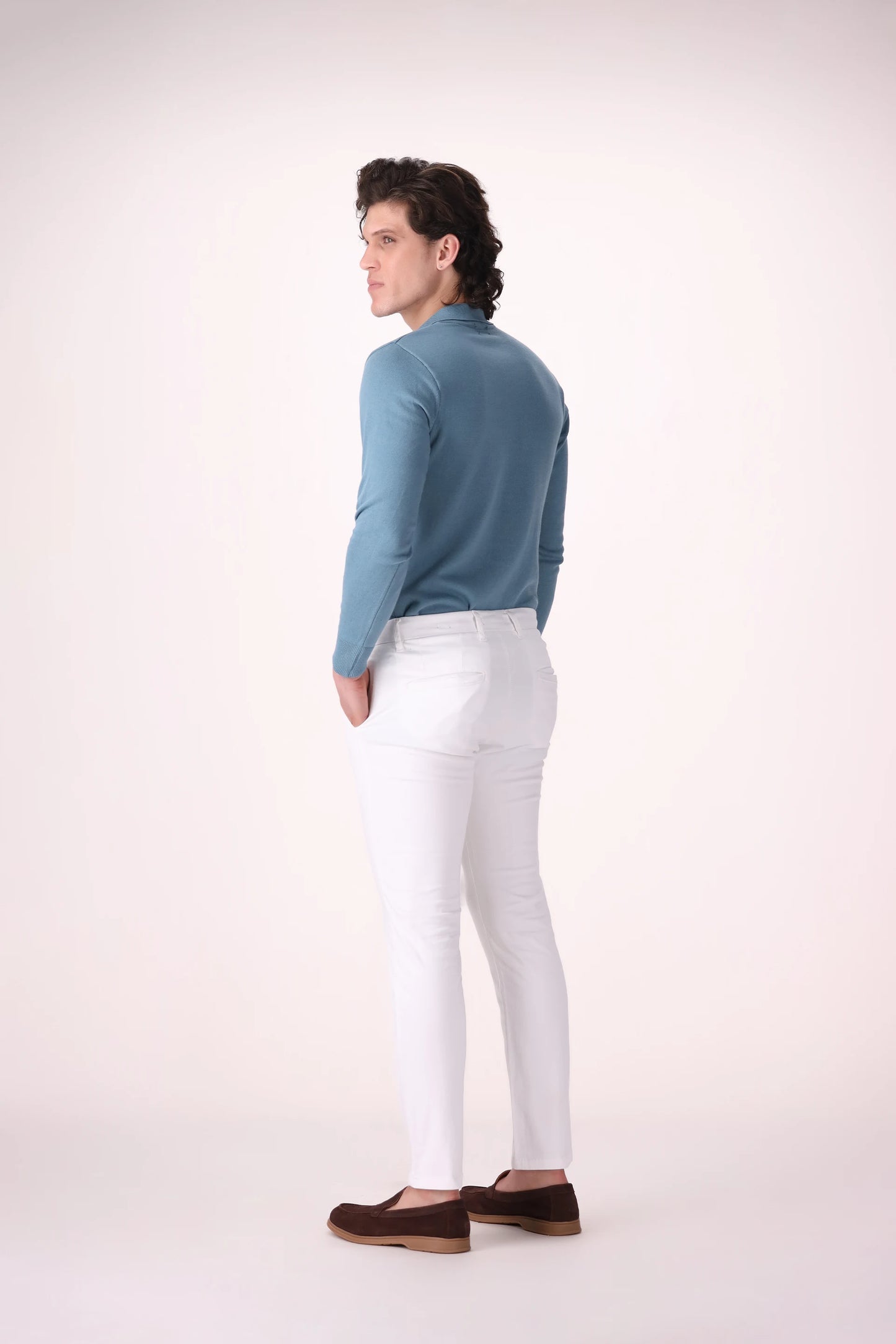 Stretch Slim Fit Chino Trousers - Cougar Clothing