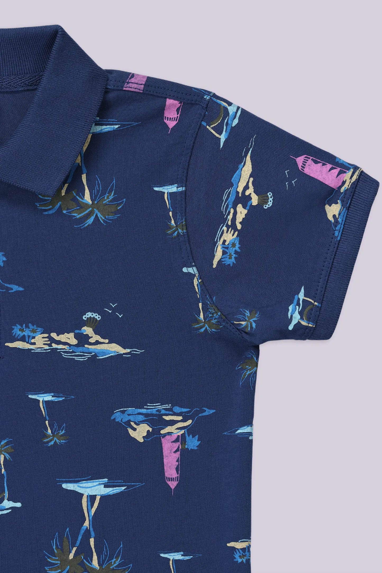 All Over Printed Polo - Cougar Clothing