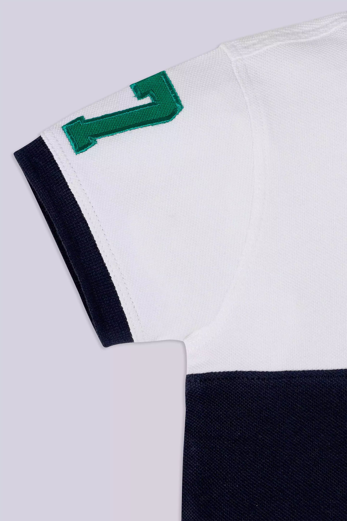 Contrast Paneled Polo - Cougar Clothing