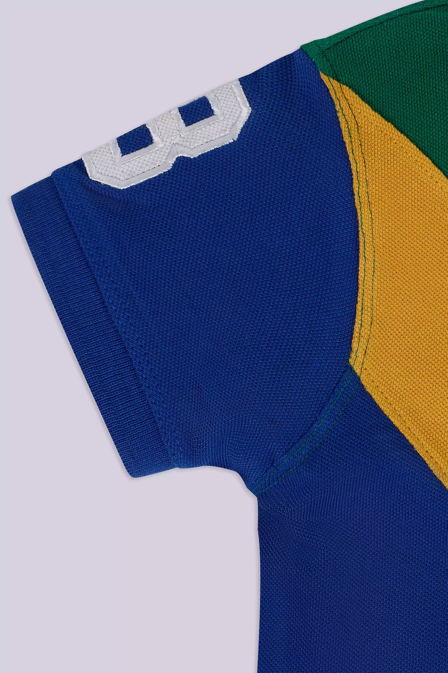 Color Block Embroidered Polo - Cougar Clothing