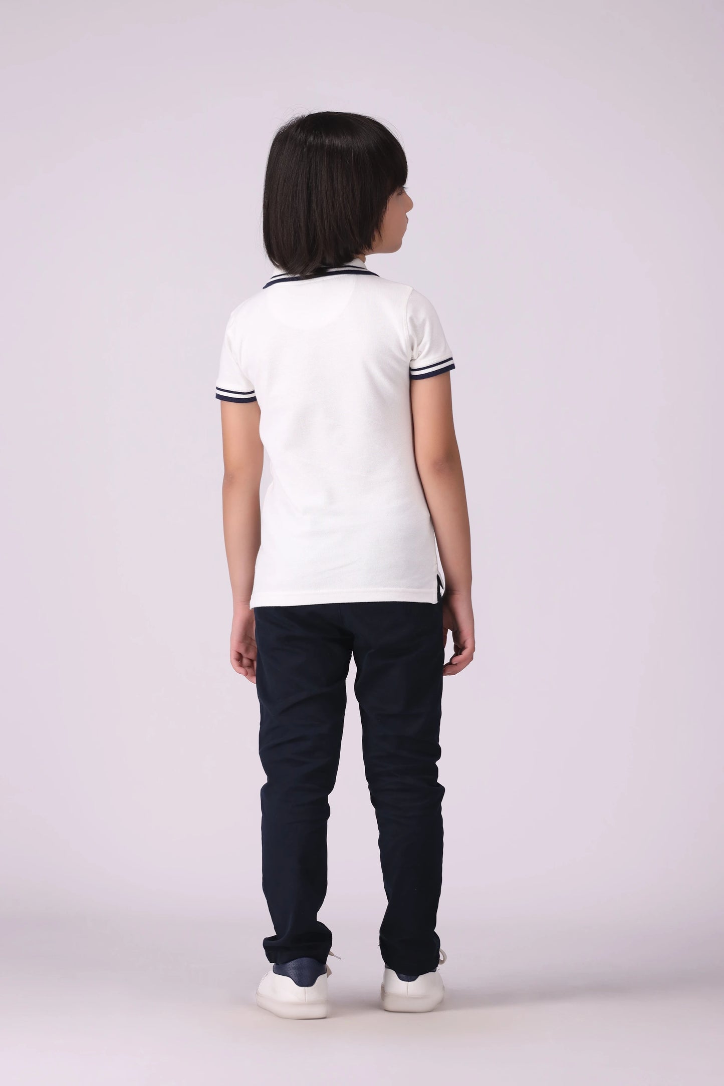 Contrast Striped Polo - Cougar Clothing