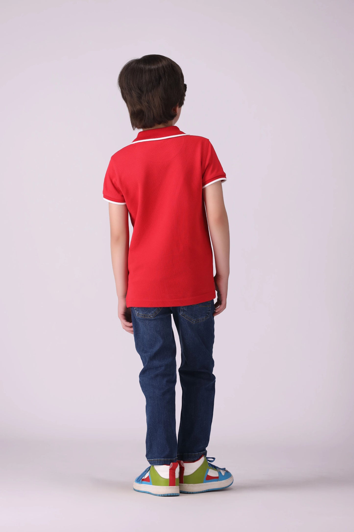 Text Print Polo - Cougar Clothing