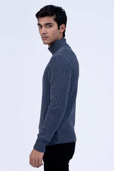 Cerulean Blue Chunky Knit Sweater