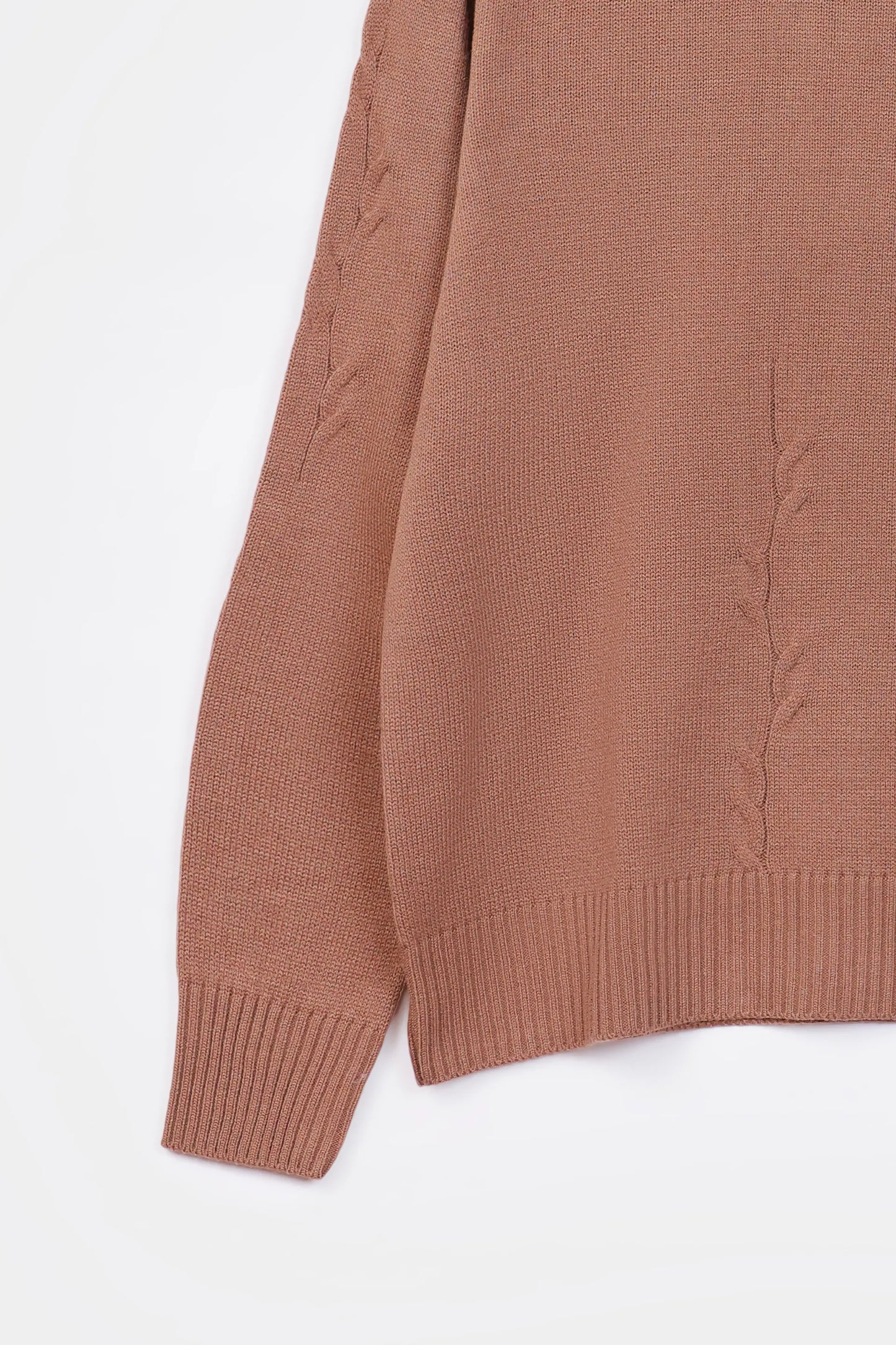 Roll Neck Knit Sweater - Cougar Clothing