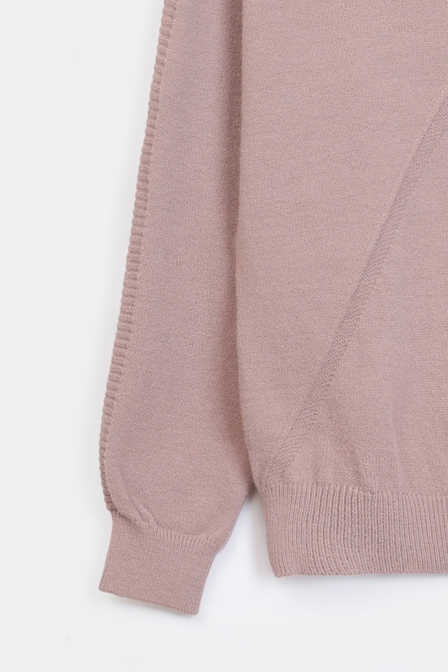 Sweater With Knit Lines