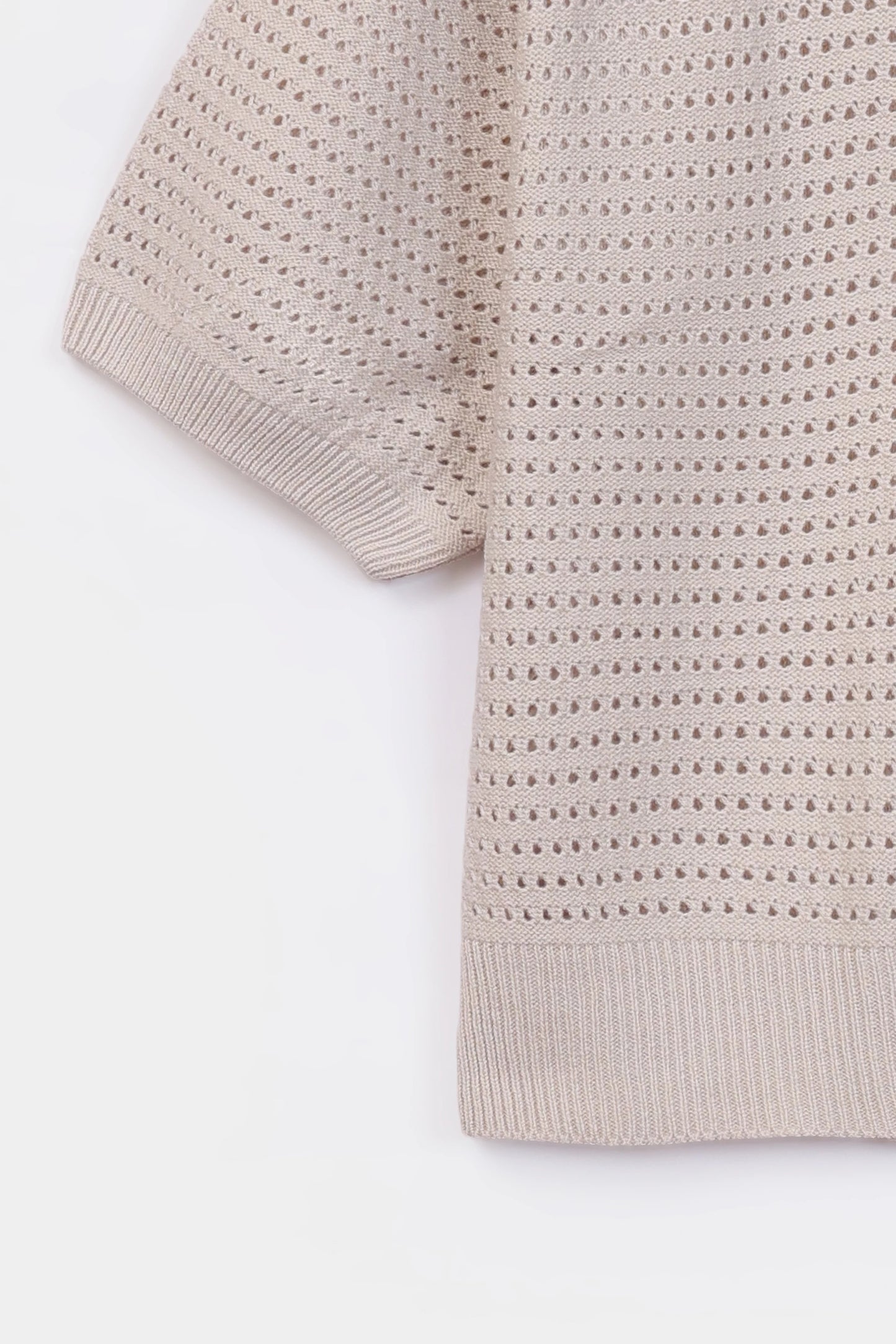 Crochet Knit Button-Front Cardigan - Cougar Clothing