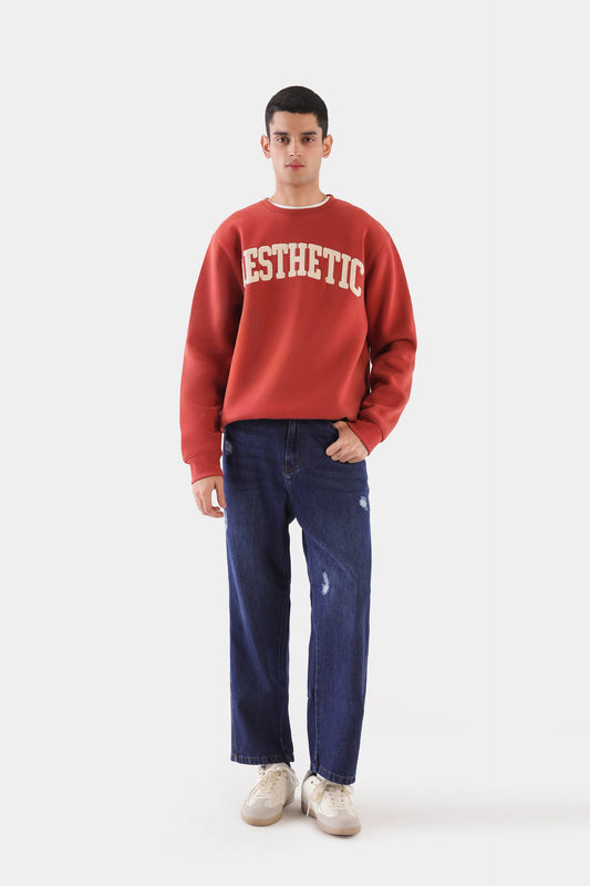 Chenille Letter Sweatshirt