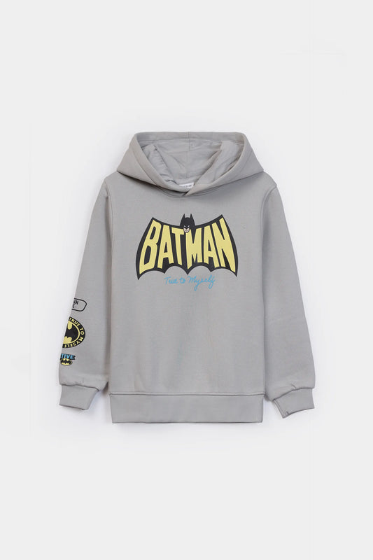 Fleece Text Printed Hoodie - Cougar Clothing