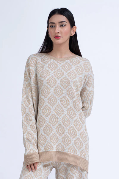 Skin Patterned Knit Co-Ord Set