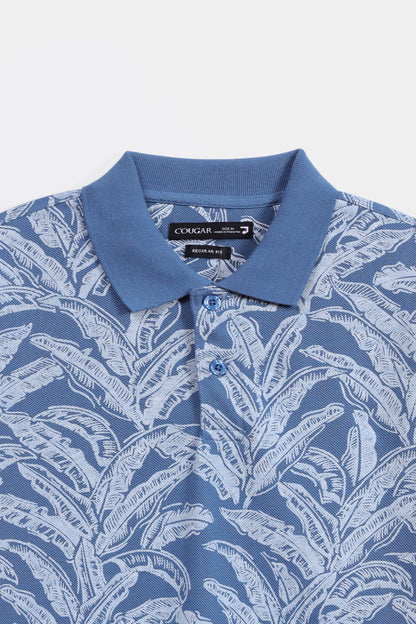 Pique Printed Polo - Cougar Clothing