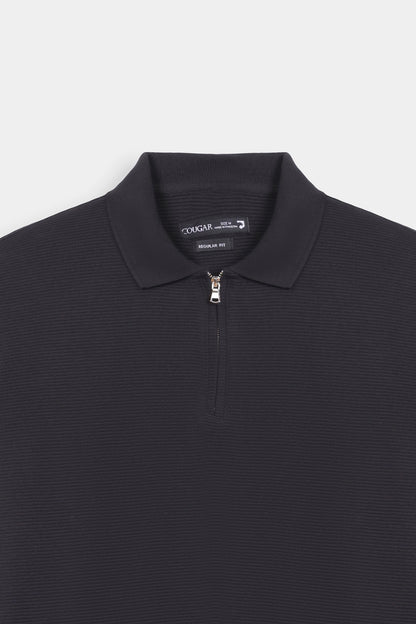 Quarter Zip Ottoman Polo - Cougar Clothing