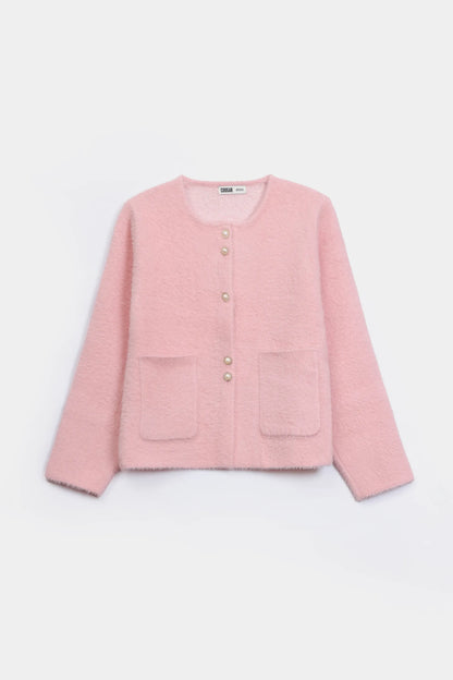 Plush Knit Cardigan - Cougar Clothing