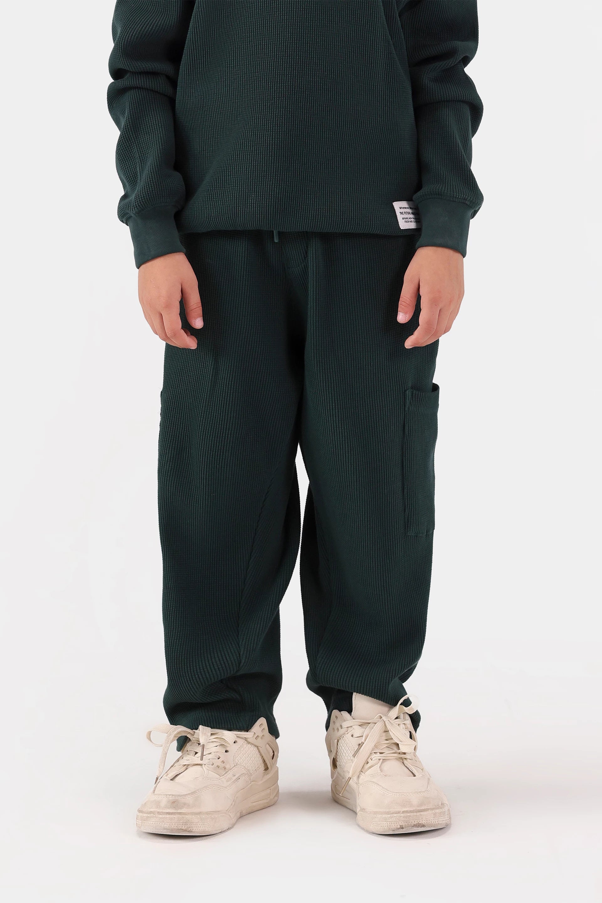 Waffle Knit Trousers - Cougar Clothing