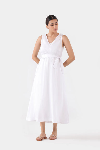 Sleeveless Midi Dress - Cougar Clothing