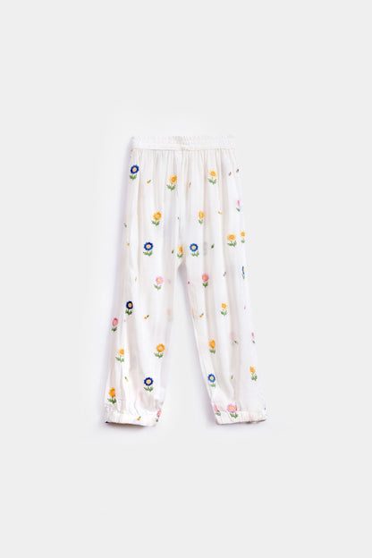 Woven Embroidered Trousers - Cougar Clothing