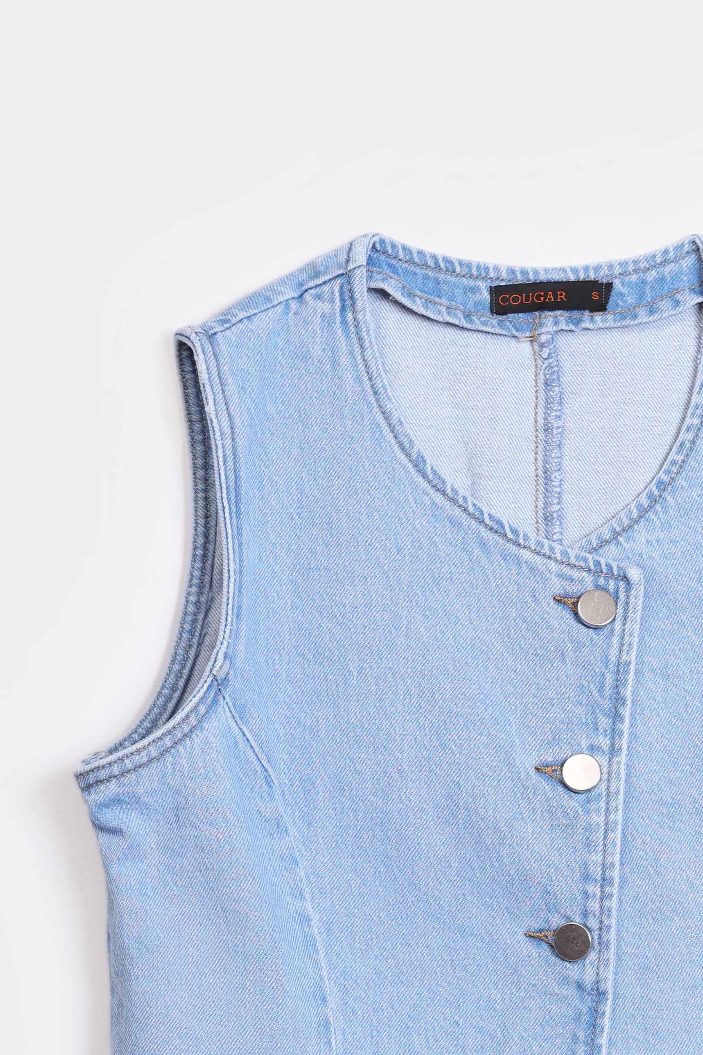 Denim Vest - Cougar Clothing