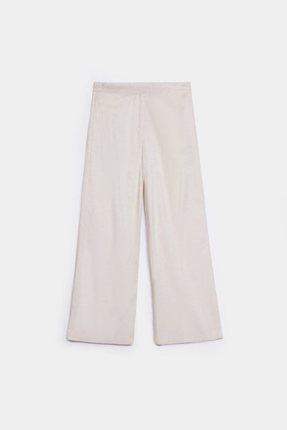 Slub Cotton Textured Trousers - Cougar Clothing