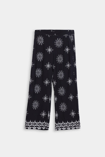 Cotton-Viscose Printed Trousers - Cougar Clothing