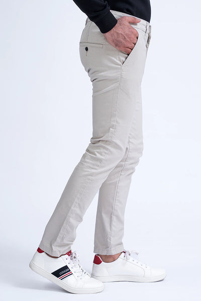 Slim Fit Stone Chino Pants