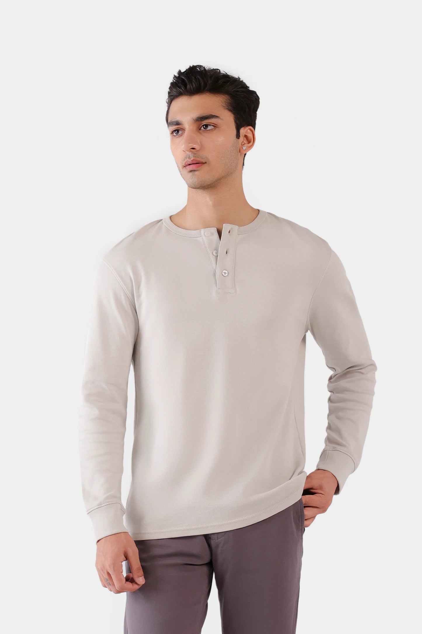 Basic Henley T-Shirt - Cougar Clothing
