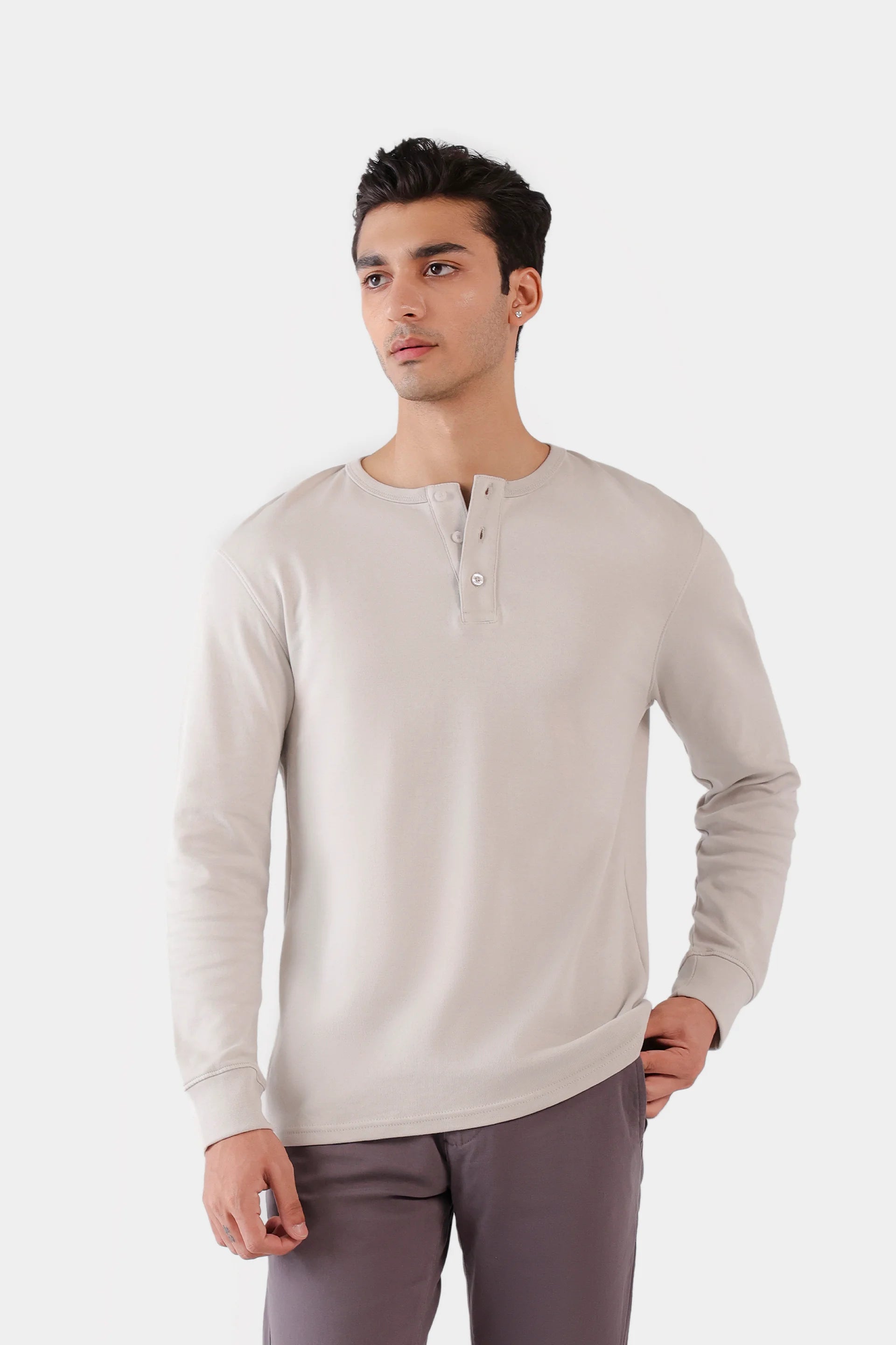 Basic Henley T-Shirt - Cougar Clothing