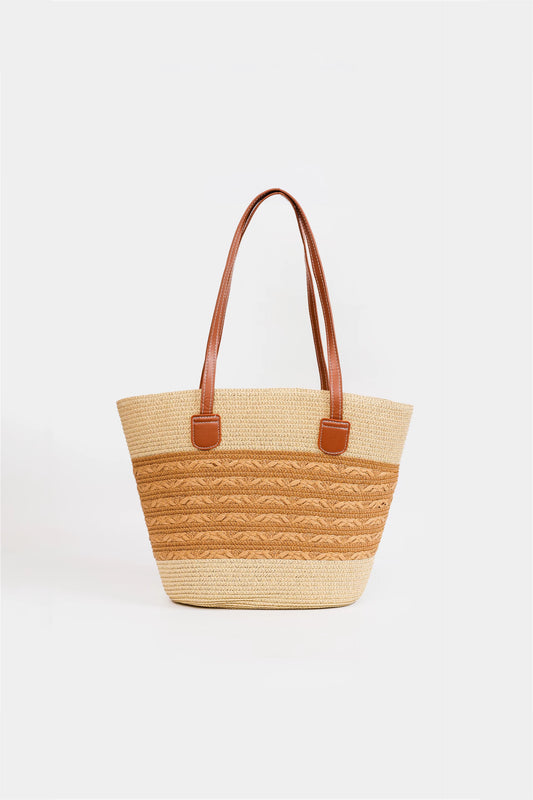 Color Block Tote Bag - Cougar Clothing