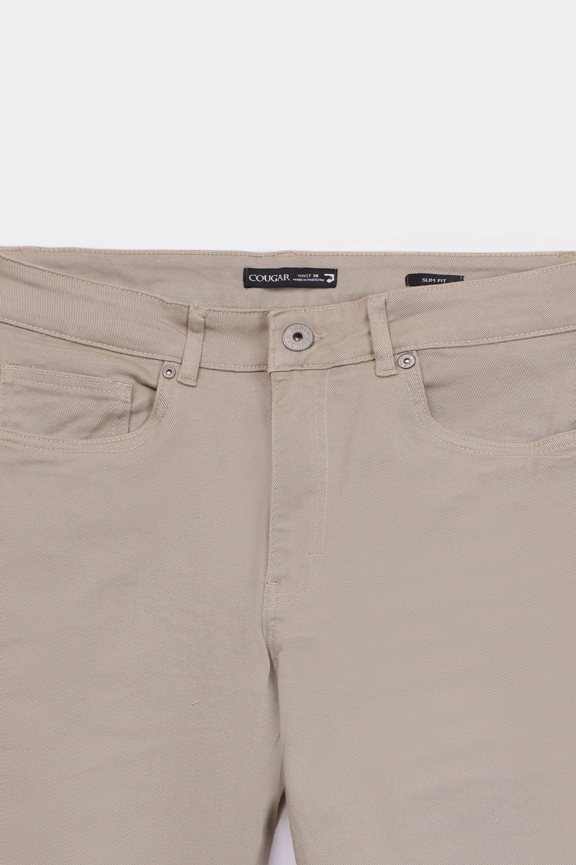 Slim Fit 5 Pocket Pants - Cougar Clothing