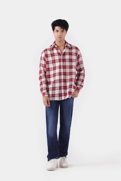 Jacquard Check Shirt - Cougar Clothing