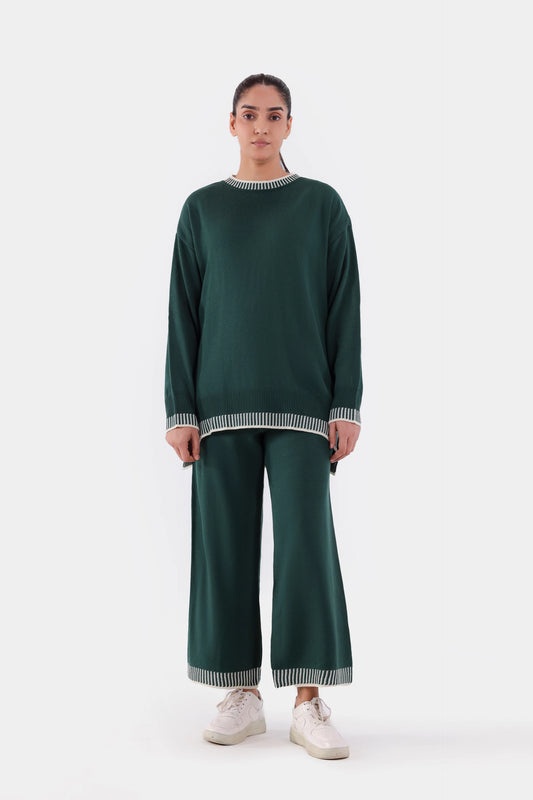 Contrast Trimmed Co-Ord Set - Cougar Clothing